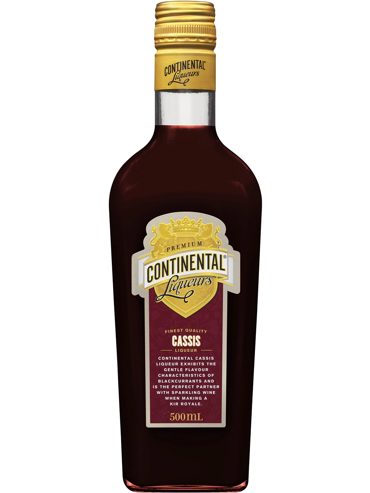 Continental Cassis Blackcurrant Liqueur 500ml